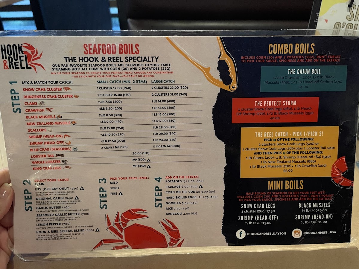 Hook & Reel Cajun Seafood & Bar Menu-10