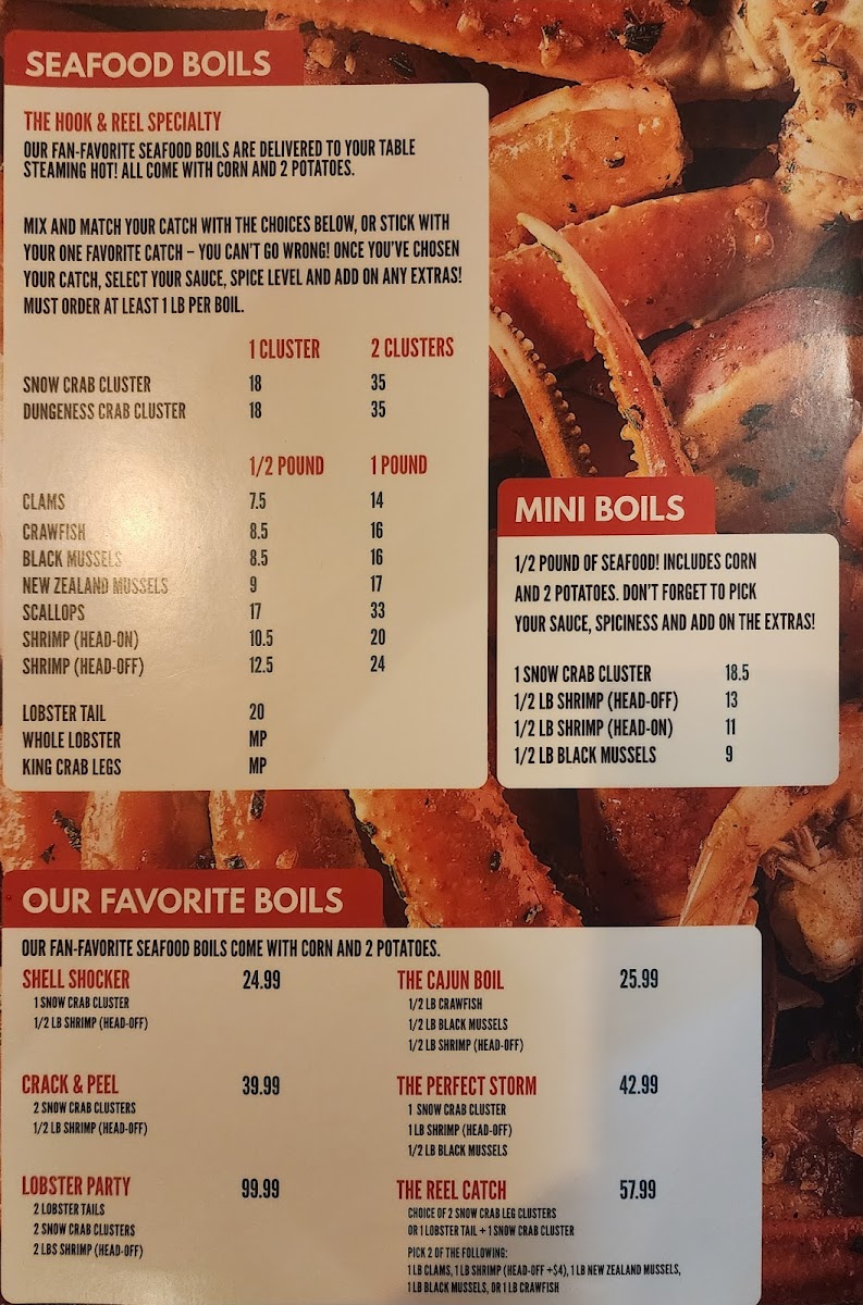 Hook & Reel Cajun Seafood & Bar Menu-3