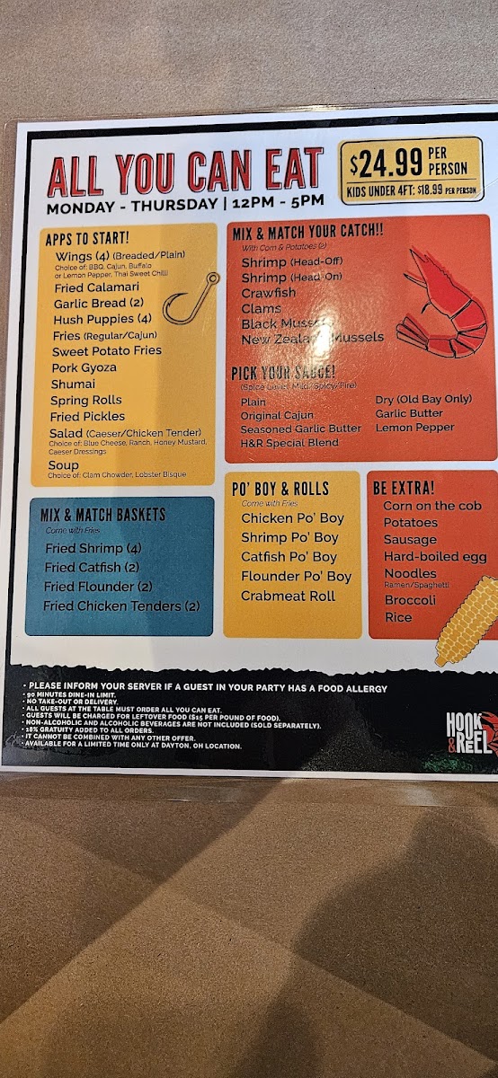 Hook & Reel Cajun Seafood & Bar Menu-7
