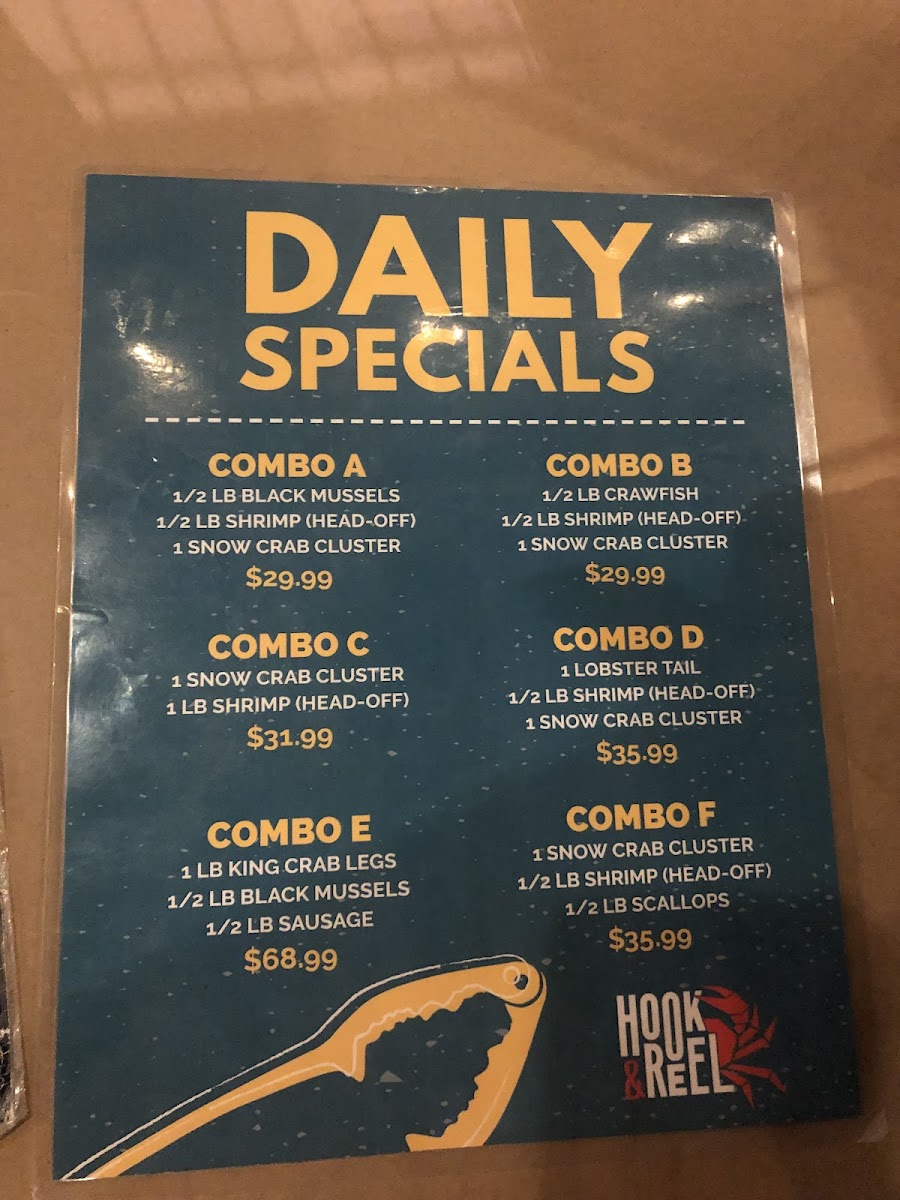 Hook & Reel Cajun Seafood & Bar Menu-9